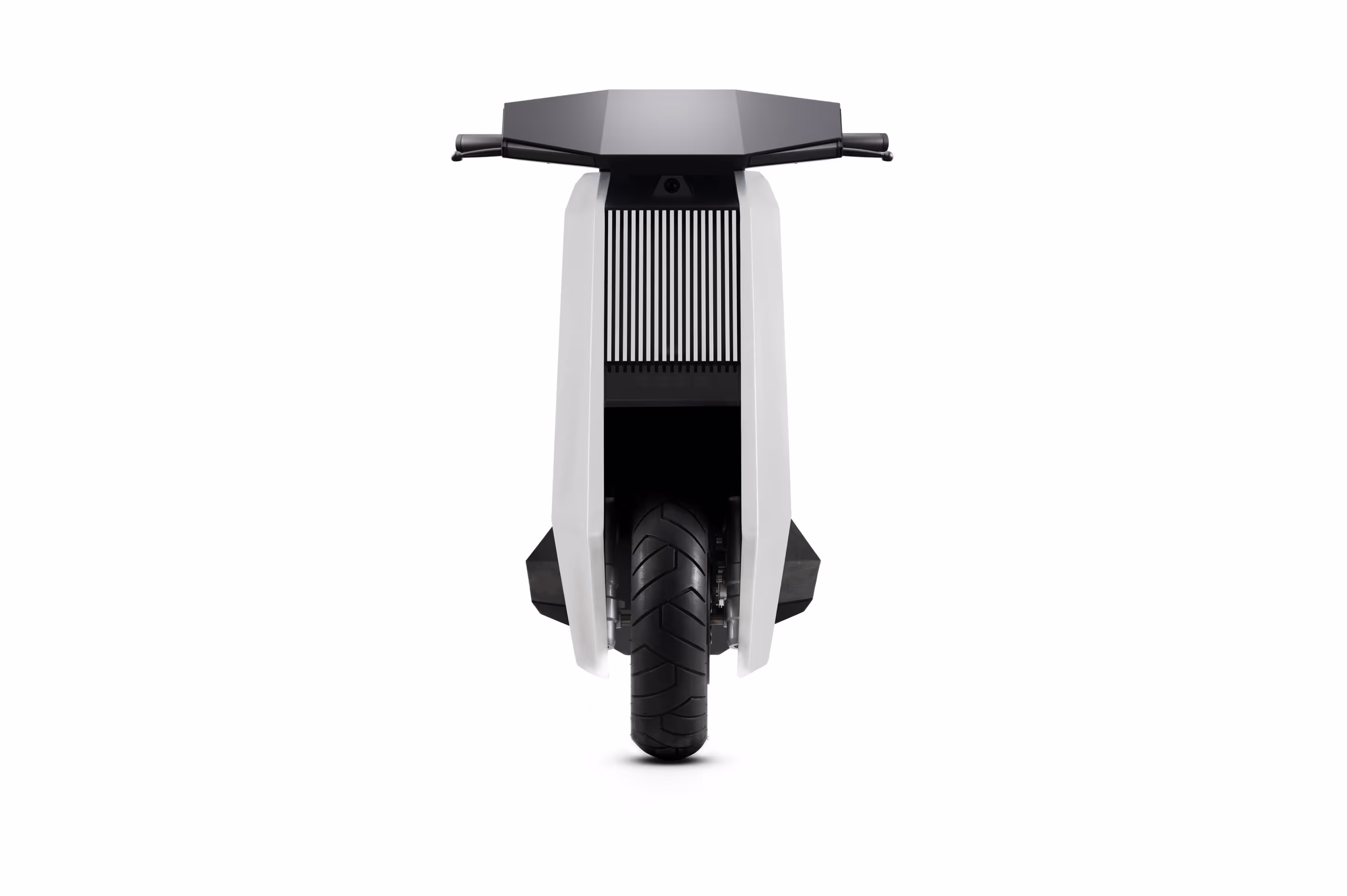 Infinite Machine P1 electric motorcycle silver front view