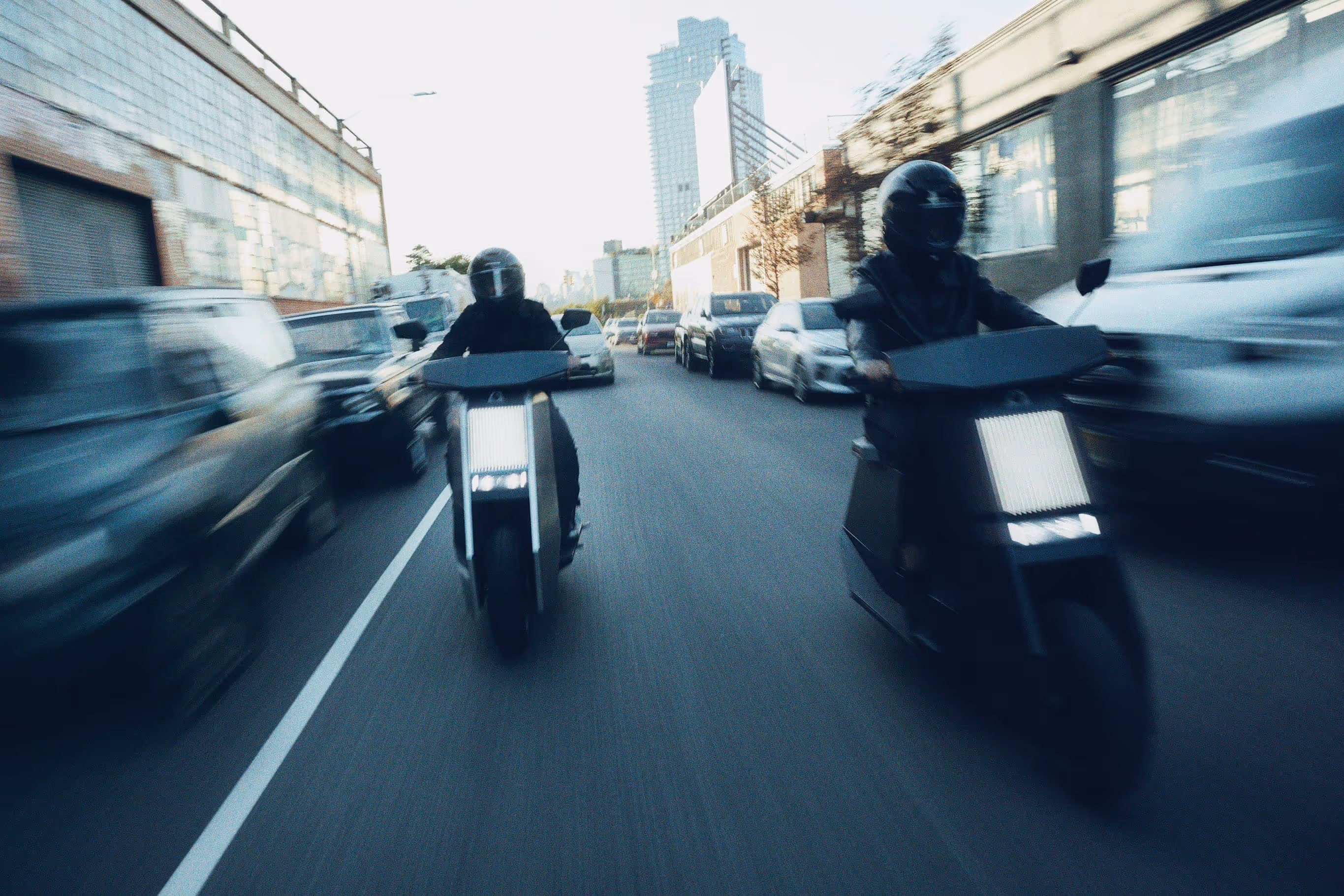 Infinite Machine Olto campaign photo city ride